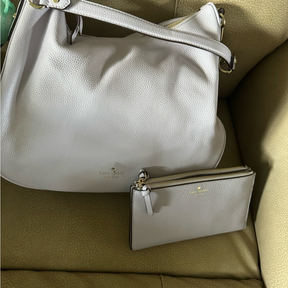 Kate Spade Mulberry Street VivianElegant Light Purple Women's bag and Wallet - Picture 12 of 14